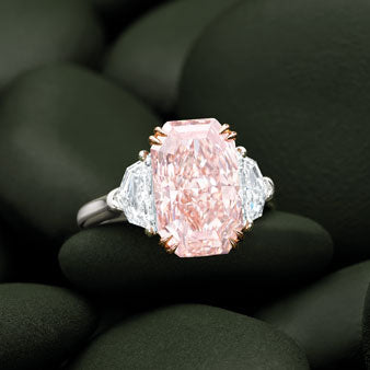 A stunning coloured diamond ring at Bonhams Auction House
